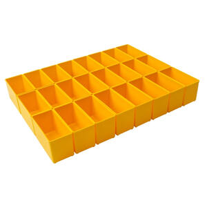 Organizer Bin B3 yellow